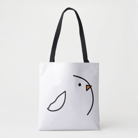 Drei Vögel auf dem Draht Tasche (Vorderseite)