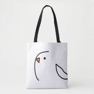 Drei Vögel auf dem Draht Tasche