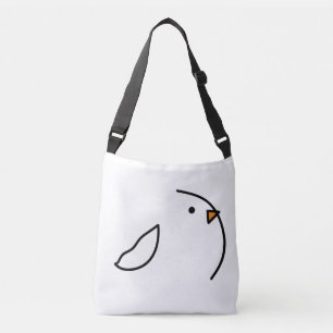 Drei Vögel auf dem Draht Tragetaschen Mit Langen Trägern