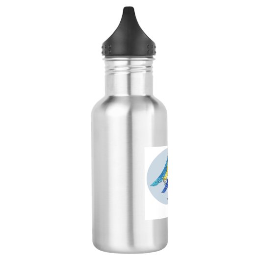 Drei Vögel Edelstahlflasche (Links)