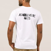 Drei Vögel ein Stein T-Shirt (Rückseite)