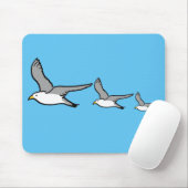 Drei Vögel fliegen hoch Mousepad (Mit Mouse)
