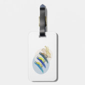 Drei Vögel Gepäckanhänger (Rückseite vertikal)