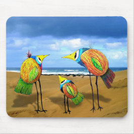 Drei Vogel-Mausunterlage Mousepad