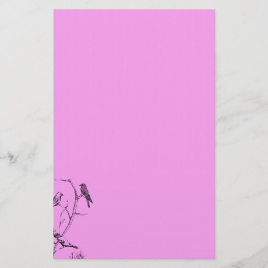 Drei Vögel - Stationery/Letterhead Briefpapier (Vorderseite)
