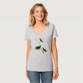 Drei Vögel T-Shirt (Vorderseite Vollansicht)