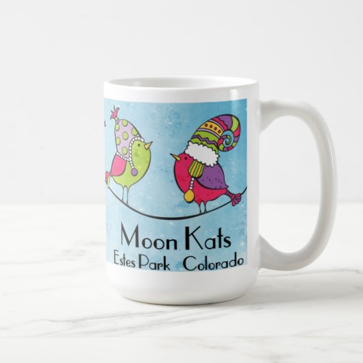 Drei Vogel-Tasse Kaffeetasse (Rechts)
