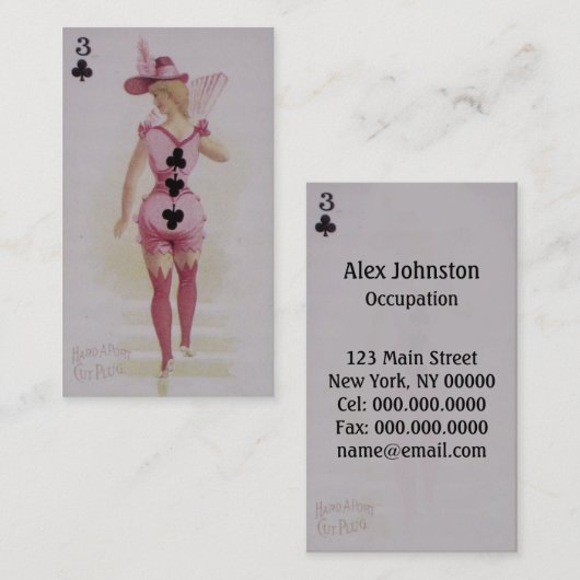 Drei von Vereine ~ Visitenkarte (Vorne/Hinten)