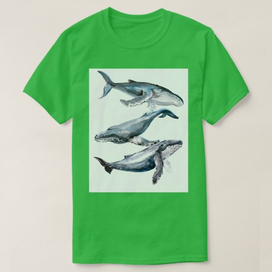 Drei Wale T-Shirt (Design vorne)