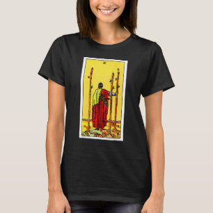 Drei Wands Vintager Tarot Card Rider Waite Dec T-Shirt