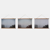 Drei Wandteppiche aus Holz auf der Erde (Dreifach)