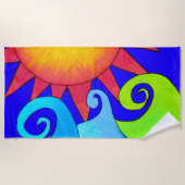 Drei Waves Strandtuch (Vorderseite)