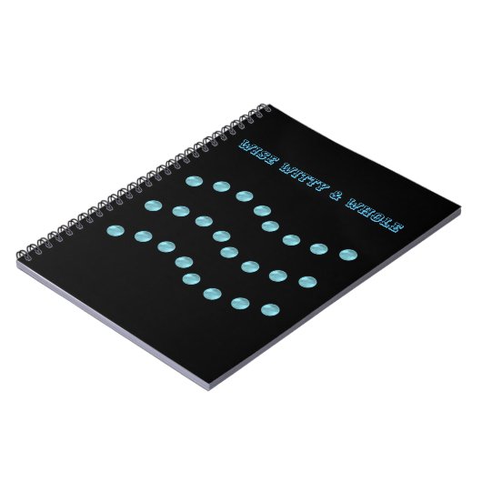 Drei Wavy Lines Notizblock (Linke Seite)