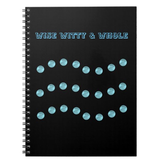 Drei Wavy Lines Notizblock (Vorderseite)