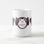 Drei-Wege-Affen-Design Kaffeetasse (Mittel)