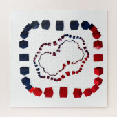 Drei Wege kubiert Puzzle (Horizontal)