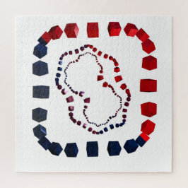 Drei Wege kubiert Puzzle