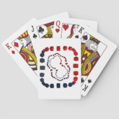 Drei-Wege-kubierte Spielkarten (Rückseite)