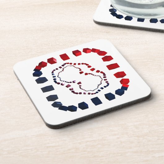 Drei Wege kubierte Untersetzer (Linke Seite)