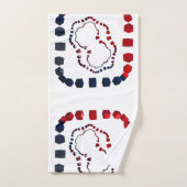 Drei Wege kubiertes Badetuch Set (Handtuch)