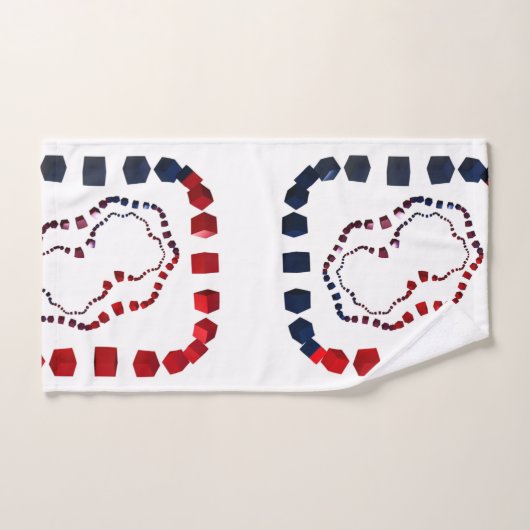 Drei Wege kubiertes Badetuch Set (Handtuch)