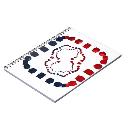 Drei-Wege-Spiral-Notebook Notizblock (Linke Seite)