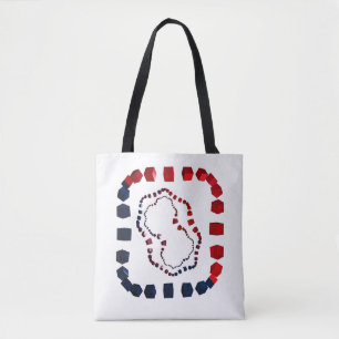 Drei-Wege-Tote-Tasche Tasche