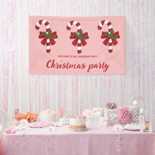 Drei Weihnachts-Schleifen - Weihnachtsfeier Banner