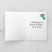Drei WeihnachtsAngels Feiertagskarte (Innenseite)
