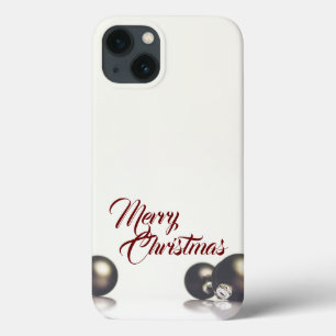 Drei Weihnachtsbälle vor hellem Hintergrund Case-Mate iPhone Hülle