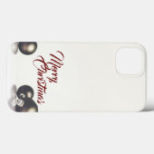 Drei Weihnachtsbälle vor hellem Hintergrund Case-Mate iPhone Hülle (Rückseite (Horizontal))