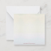 Drei Weihnachtsbälle vor hellem Hintergrund Mitteilungskarte (Rückseite)