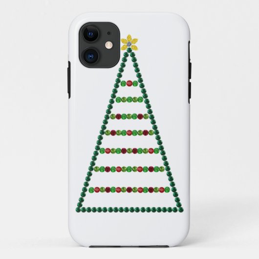 Drei Weihnachtsbäume Case-Mate iPhone Hülle (Rückseite)