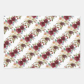 Drei Weihnachtsfeierlichkeiten Geschenkpapier Set (Vorderseite)