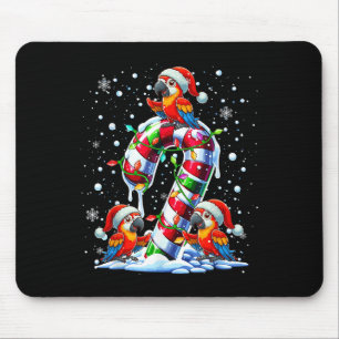 Drei Weihnachtsfeiern auf Candy Cane Weihnachtskid Mousepad