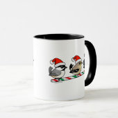Drei Weihnachtsfinke (US) Tasse (VorderseiteRechts)