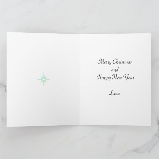 Drei Weihnachtsgnomes Karte (Innenseite)