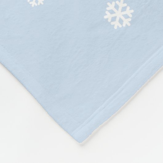 Drei Weihnachtshändler Fleecedecke (Ecke)