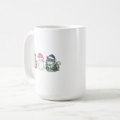 Drei Weihnachtskatzen Kaffeetasse (Vorderseite Links)