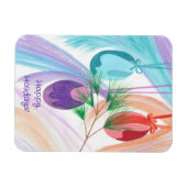 Drei Weihnachtskugeln Feiertags flexible Magnete (Horizontal)