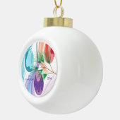Drei Weihnachtskugeln, individuelle Ornamente (Rechts)
