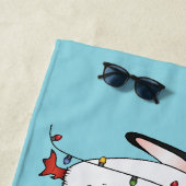 Drei Weihnachtspinguine Illustration Strandtuch (Beispiel)