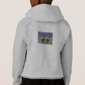 Drei Weihnachtsschneemänner Hoodie (Rückseite)