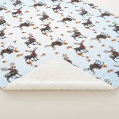 Drei Weihnachtswettläufer Sherpadecke (3/4)