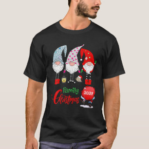 Drei Weihnachtszwerge Familie 2021 T-Shirt