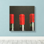 Drei Weine 2010 Leinwanddruck (Insitu (Holzboden))