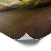 Drei Weinflaschen Poster (Ecke)