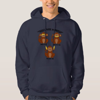 Drei weise Affen Hoodie