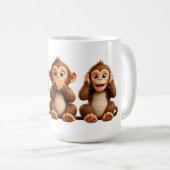 Drei Weise Affen Kaffeetasse (VorderseiteRechts)