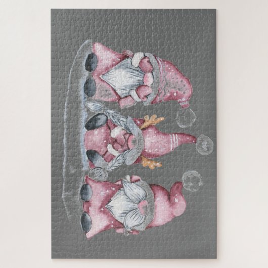 Drei weise Forest Gnomes Puzzle (Vertikal)